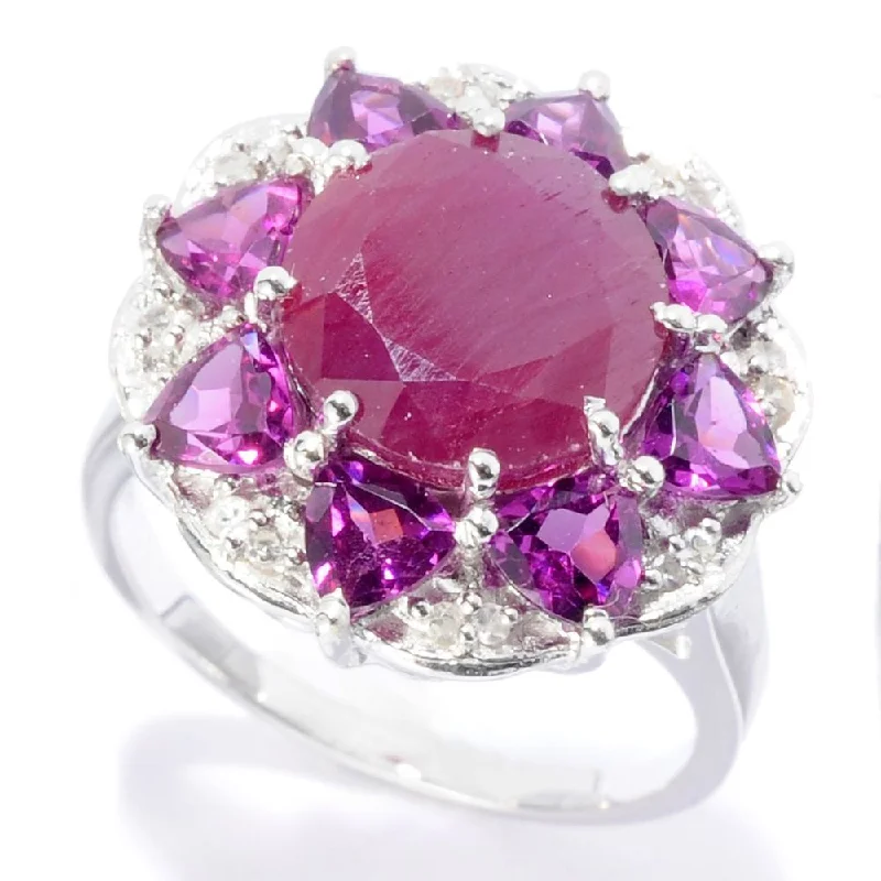 Garnet Gemstone Rings in 18K Gold Vermeil with Intricate Engravings for a Traditional AestheticSterling Silver Multi-gemstone Cluster Ring Garnet Gemstone Rings in 18K Gold Vermeil with Intricate Engravings for a Traditional AestheticSterling Silver Multi-gemstone Cluster Ring