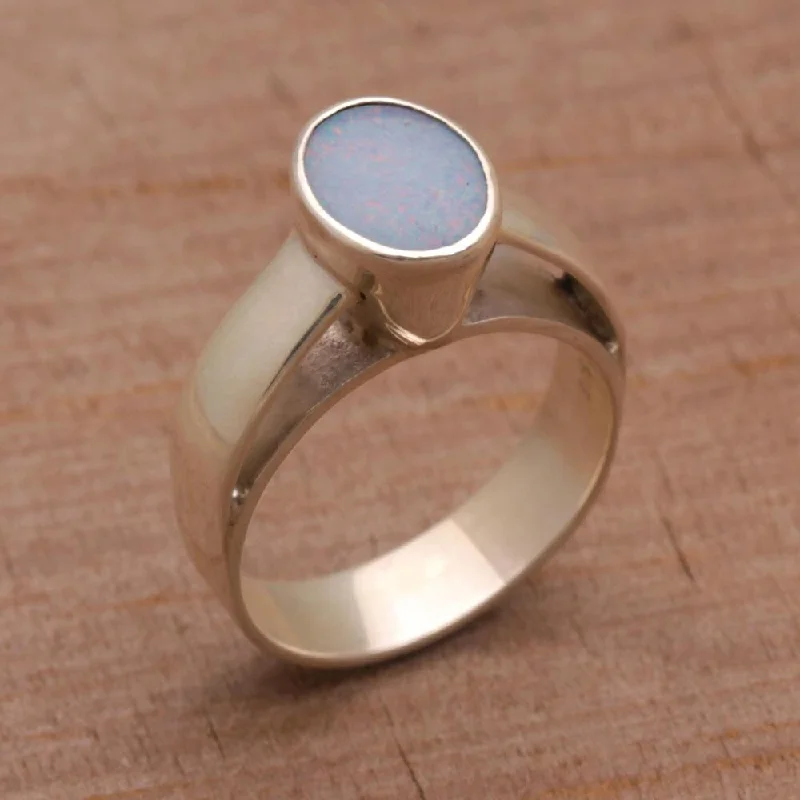 Sapphire Gemstone Rings in 18K White Gold with Diamond Accents for an Elegant EngagementHandmade Opal Solitaire Ring, 'Pride' (Indonesia) Sapphire Gemstone Rings in 18K White Gold with Diamond Accents for an Elegant EngagementHandmade Opal Solitaire Ring, 'Pride' (Indonesia)