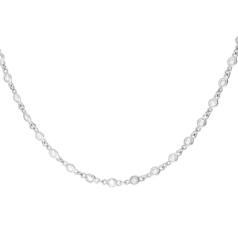 waterproof chain necklaces durabilityCameo Italy Sterling Silver Cubic Zirconia Chain Necklace D waterproof chain necklaces durabilityCameo Italy Sterling Silver Cubic Zirconia Chain Necklace D