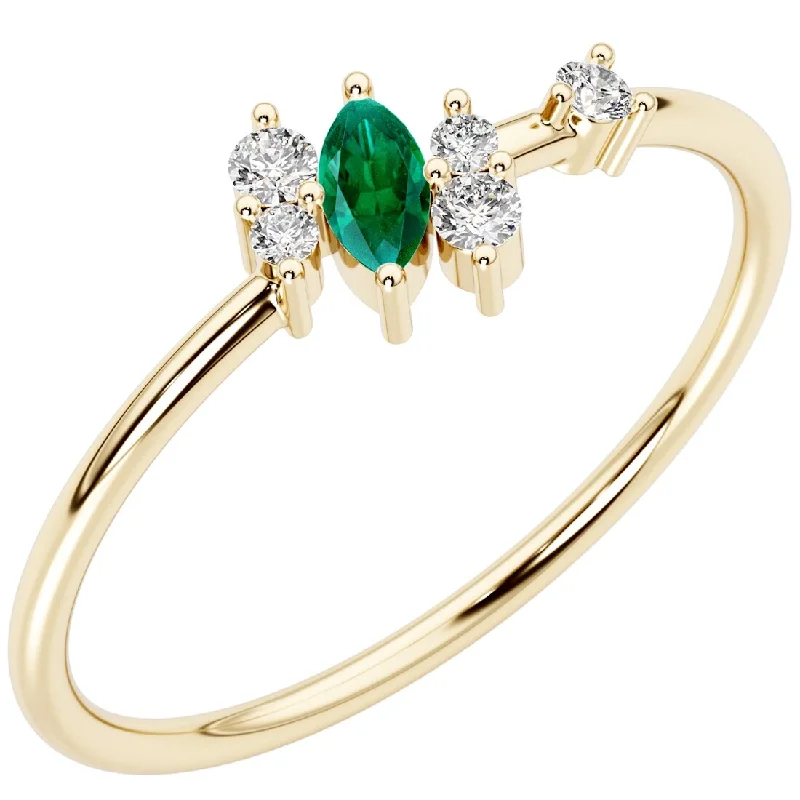 Peridot Gemstone Rings in 14K Gold - Filled Metal with a Pave - Set Band for a Sparkling Look14k Gold Plated Sterling Silver Emerald and Lab Diamond Round Ring Peridot Gemstone Rings in 14K Gold - Filled Metal with a Pave - Set Band for a Sparkling Look14k Gold Plated Sterling Silver Emerald and Lab Diamond Round Ring