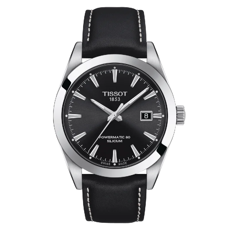 Men's Black Onyx Engagement Rings Set in Titanium for a Modern and Bold LookTissot Gentleman Powermatic 80 Silicium T127.407.16.051.00 Men's Black Onyx Engagement Rings Set in Titanium for a Modern and Bold LookTissot Gentleman Powermatic 80 Silicium T127.407.16.051.00