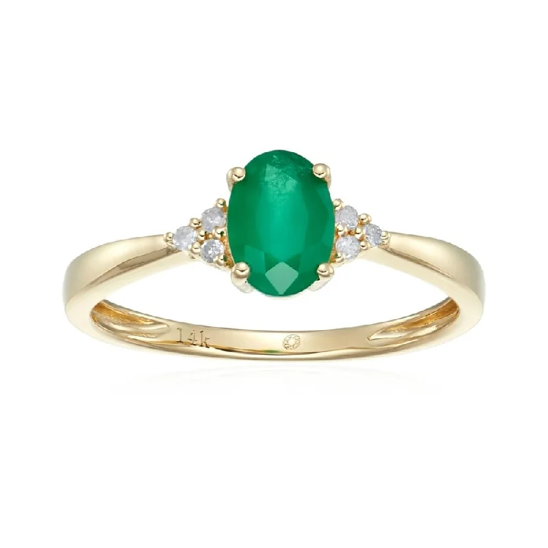Iolite Gemstone Rings in 10K Gold with a Twisted Band for a Distinctive and Stylish Accessory14k Yellow Gold Emerald & Diamond Ring Iolite Gemstone Rings in 10K Gold with a Twisted Band for a Distinctive and Stylish Accessory14k Yellow Gold Emerald & Diamond Ring