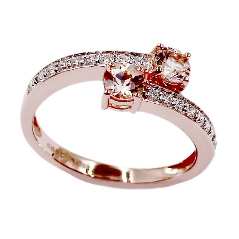 Turquoise Gemstone Rings in 925 Silver with a Southwestern - Inspired Design for a Rustic Charm14KT Rose Gold Morganite And Diamond Ring Turquoise Gemstone Rings in 925 Silver with a Southwestern - Inspired Design for a Rustic Charm14KT Rose Gold Morganite And Diamond Ring