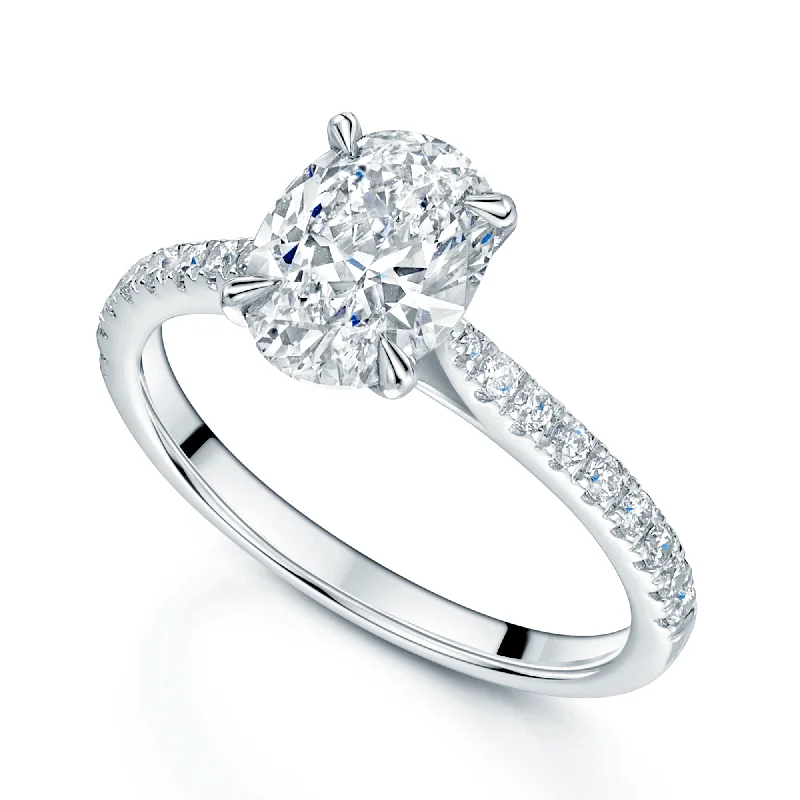 Men's Alexandrite Engagement Rings in Platinum with a Hidden Halo of DiamondsPlatinum GIA Certificated Oval Cut Diamond Ring With Diamond Shoulders Men's Alexandrite Engagement Rings in Platinum with a Hidden Halo of DiamondsPlatinum GIA Certificated Oval Cut Diamond Ring With Diamond Shoulders