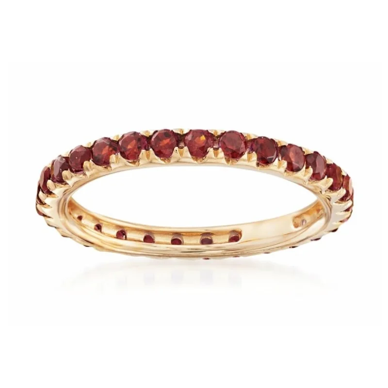 Jasper Gemstone Rings in 18K Gold Vermeil with a Matte Finish for a Subtle and Elegant Look14Kt Gold Red Garnet Gemstone Eternity Band Ring Jasper Gemstone Rings in 18K Gold Vermeil with a Matte Finish for a Subtle and Elegant Look14Kt Gold Red Garnet Gemstone Eternity Band Ring
