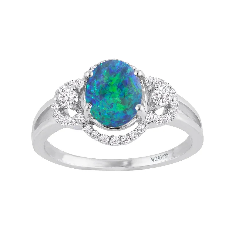 Malachite Gemstone Rings in 14K Gold with a Carved Stone for a Unique and Artistic AppealSterling Silver with Blue Opal and White Zircon Engagement Ring Malachite Gemstone Rings in 14K Gold with a Carved Stone for a Unique and Artistic AppealSterling Silver with Blue Opal and White Zircon Engagement Ring