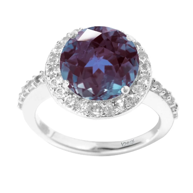 Tourmaline Gemstone Rings in 18K Two - Tone Gold with a Floral - Shaped Setting for a Feminine TouchSterling Silver with Color Changing Alexandrite and White Topaz Halo Ring Tourmaline Gemstone Rings in 18K Two - Tone Gold with a Floral - Shaped Setting for a Feminine TouchSterling Silver with Color Changing Alexandrite and White Topaz Halo Ring