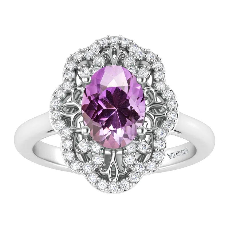 Garnet Gemstone Rings in 18K Gold Vermeil with Intricate Engravings for a Traditional AestheticSterling Silver With Natural Amethyst and White Topaz Cluster Ring Garnet Gemstone Rings in 18K Gold Vermeil with Intricate Engravings for a Traditional AestheticSterling Silver With Natural Amethyst and White Topaz Cluster Ring