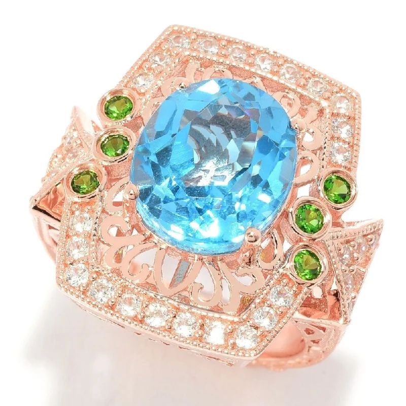 Alexandrite Gemstone Rings in Platinum with a Hidden Halo for a Rare and Luxurious PieceSterling Silver 12 x 10mm Oval Blue Topaz & White Zircon Filigree Ring Alexandrite Gemstone Rings in Platinum with a Hidden Halo for a Rare and Luxurious PieceSterling Silver 12 x 10mm Oval Blue Topaz & White Zircon Filigree Ring