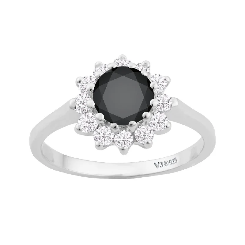 Jasper Gemstone Rings in 18K Gold Vermeil with a Matte Finish for a Subtle and Elegant LookSterling Silver with Natural Black Spinel and White Topaz Halo Ring Jasper Gemstone Rings in 18K Gold Vermeil with a Matte Finish for a Subtle and Elegant LookSterling Silver with Natural Black Spinel and White Topaz Halo Ring