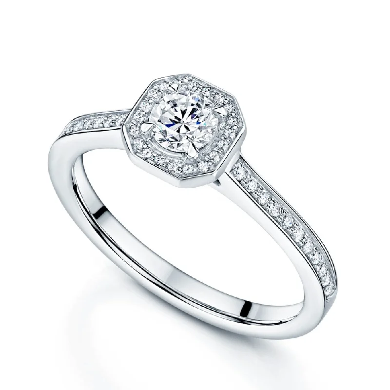 Men's Turquoise Engagement Rings in 925 Silver with a Southwestern - Inspired BandPlatinum Round Brilliant Cut Diamond Cluster Ring With Diamond Halo And Channel Set Shoulders Men's Turquoise Engagement Rings in 925 Silver with a Southwestern - Inspired BandPlatinum Round Brilliant Cut Diamond Cluster Ring With Diamond Halo And Channel Set Shoulders