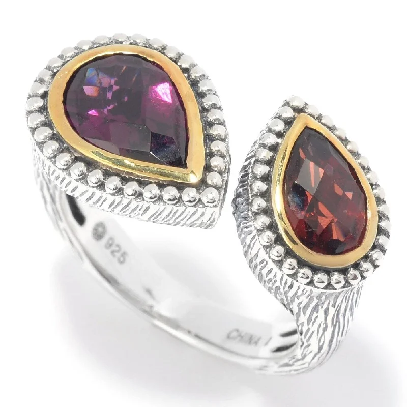 Amethyst Gemstone Rings in Sterling Silver with a Halo of Cubic Zirconia for a Budget - Friendly Luxury925 Sterling Silver Rhodolite Garnet and Red Garnet Bypass Ring Amethyst Gemstone Rings in Sterling Silver with a Halo of Cubic Zirconia for a Budget - Friendly Luxury925 Sterling Silver Rhodolite Garnet and Red Garnet Bypass Ring