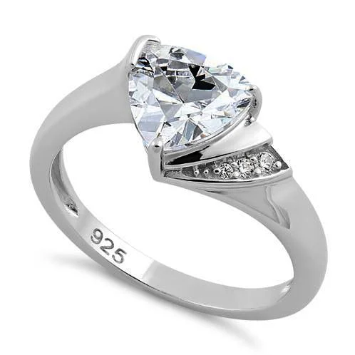 Men's Peridot Engagement Rings in 14K Gold - Filled Metal with a Micro - Pave SettingSterling Silver Elegant Trillion Cut Clear CZ Ring Men's Peridot Engagement Rings in 14K Gold - Filled Metal with a Micro - Pave SettingSterling Silver Elegant Trillion Cut Clear CZ Ring