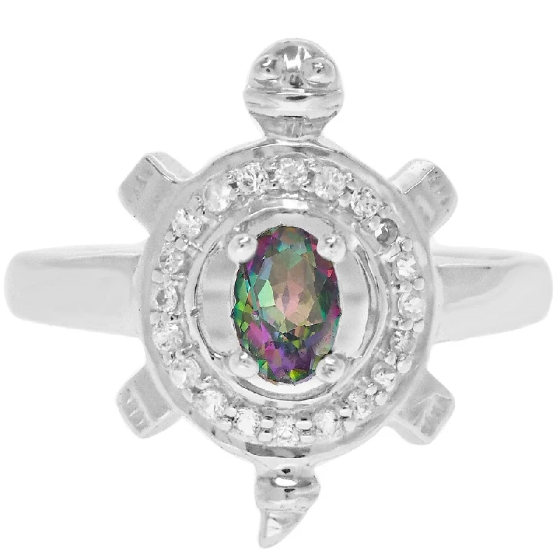 Tanzanite Gemstone Rings in 10K Gold with a Trilogy Design for a Sophisticated GiftSterling Silver with Mystic Topaz and Natural White Topaz Turtle Ring Tanzanite Gemstone Rings in 10K Gold with a Trilogy Design for a Sophisticated GiftSterling Silver with Mystic Topaz and Natural White Topaz Turtle Ring