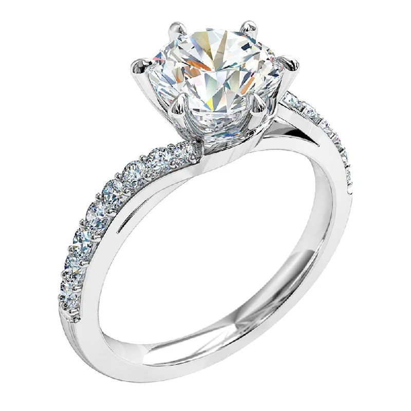 Men's Opal Engagement Rings in 10K Gold with a Milgrain - Trimmed BandGigi