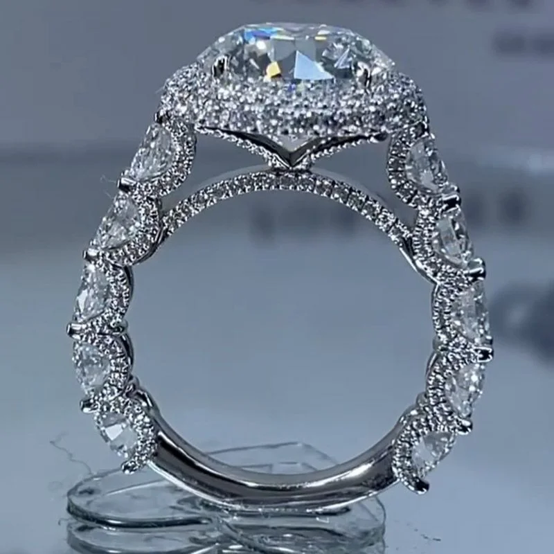 Men's Opal Engagement Rings in 10K Gold with a Milgrain - Trimmed BandDouble Halo Round Cut Engagement Ring in Sterling Silver Men's Opal Engagement Rings in 10K Gold with a Milgrain - Trimmed BandDouble Halo Round Cut Engagement Ring in Sterling Silver