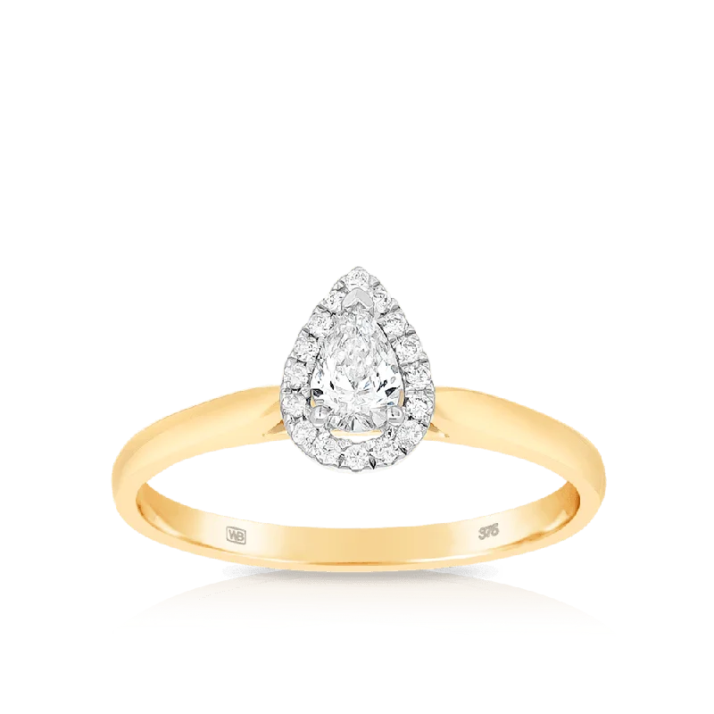 Men's Black Onyx Engagement Rings Set in Titanium for a Modern and Bold Look0.33ct TW Pear Cut Diamond Halo Engagement Ring in 9ct Yellow Gold Men's Black Onyx Engagement Rings Set in Titanium for a Modern and Bold Look0.33ct TW Pear Cut Diamond Halo Engagement Ring in 9ct Yellow Gold
