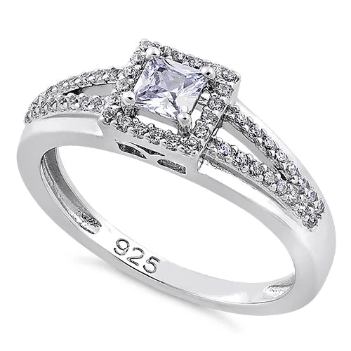 Men's Aquamarine Engagement Rings in 9K Gold with a Bezel - Set StoneSterling Silver Square Clear CZ Ring Men's Aquamarine Engagement Rings in 9K Gold with a Bezel - Set StoneSterling Silver Square Clear CZ Ring