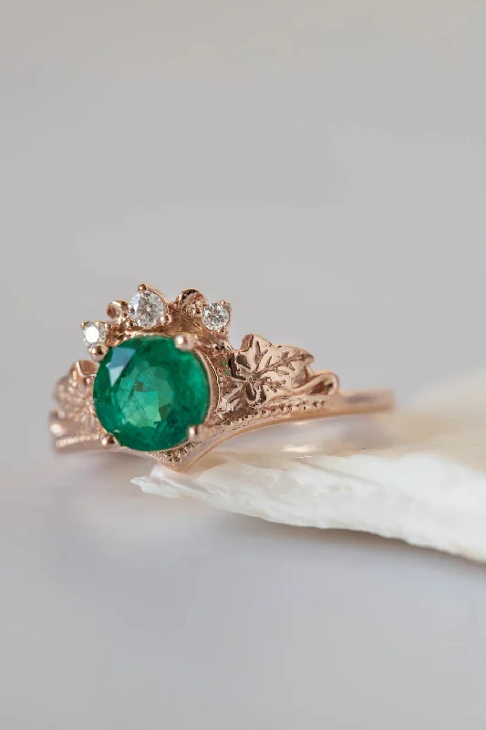 Men's Turquoise Engagement Rings in 925 Silver with a Southwestern - Inspired BandEmerald rose gold engagement ring, 1 carat gemstone ring / Ariadne Men's Turquoise Engagement Rings in 925 Silver with a Southwestern - Inspired BandEmerald rose gold engagement ring, 1 carat gemstone ring / Ariadne