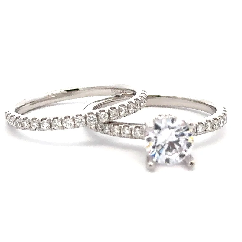 Men's Aquamarine Engagement Rings in 9K Gold with a Bezel - Set Stone14K White Gold Diamond Semi-Mount & Wedding Band Set Men's Aquamarine Engagement Rings in 9K Gold with a Bezel - Set Stone14K White Gold Diamond Semi-Mount & Wedding Band Set