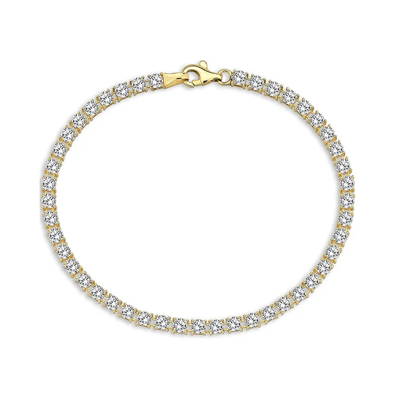 White Stone Tennis Bracelet