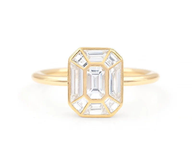 Men's Agate Engagement Rings in Sterling Silver with a Mosaic - Style InlayTessellate Ring Men's Agate Engagement Rings in Sterling Silver with a Mosaic - Style InlayTessellate Ring