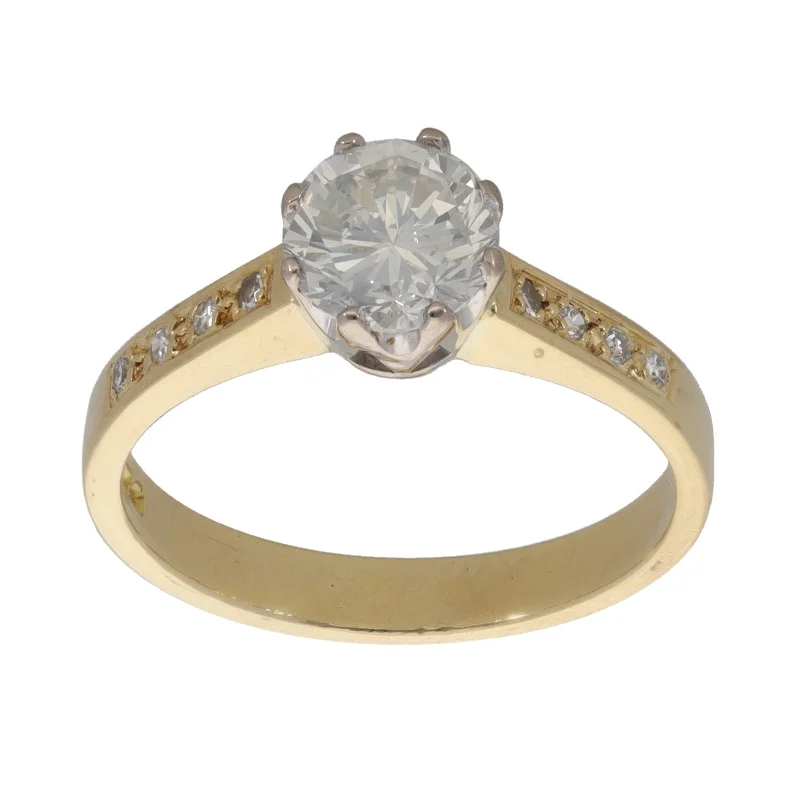 Men's Citrine Engagement Rings in Stainless Steel with a Stackable Band Design18ct Gold 1.25ct Diamond Solitaire Ring With Accent Stones Size O Men's Citrine Engagement Rings in Stainless Steel with a Stackable Band Design18ct Gold 1.25ct Diamond Solitaire Ring With Accent Stones Size O