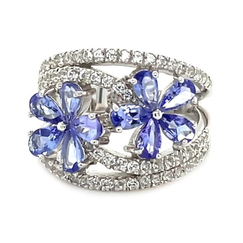 Alexandrite Gemstone Rings in Platinum with a Hidden Halo for a Rare and Luxurious Piece925 Sterling Silver Tanzanite Ring Alexandrite Gemstone Rings in Platinum with a Hidden Halo for a Rare and Luxurious Piece925 Sterling Silver Tanzanite Ring