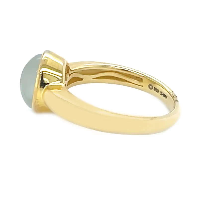 Aquamarine Gemstone Rings in 9K Gold with a Bezel Setting for a Modern and Secure Fit14k Yellow Gold Over Sterling Silver Milky Aquamarine Solitaire Ring Aquamarine Gemstone Rings in 9K Gold with a Bezel Setting for a Modern and Secure Fit14k Yellow Gold Over Sterling Silver Milky Aquamarine Solitaire Ring