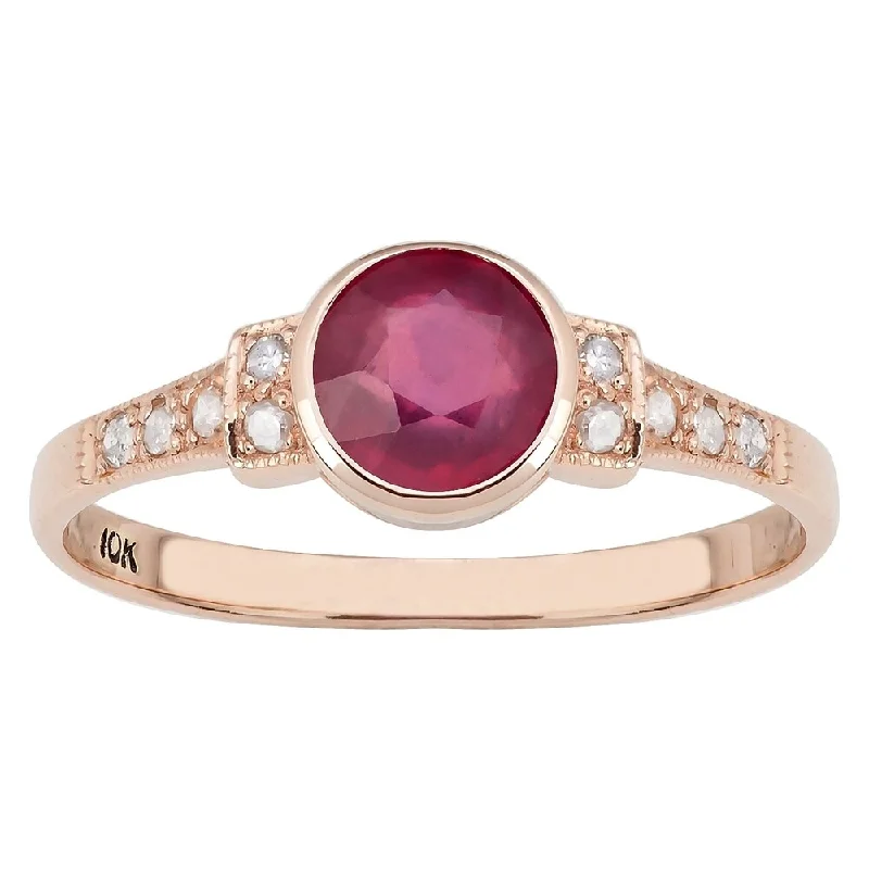 Malachite Gemstone Rings in 14K Gold with a Carved Stone for a Unique and Artistic AppealViducci 10k Rose Gold Vintage Style Genuine Ruby and Diamond Ring Malachite Gemstone Rings in 14K Gold with a Carved Stone for a Unique and Artistic AppealViducci 10k Rose Gold Vintage Style Genuine Ruby and Diamond Ring