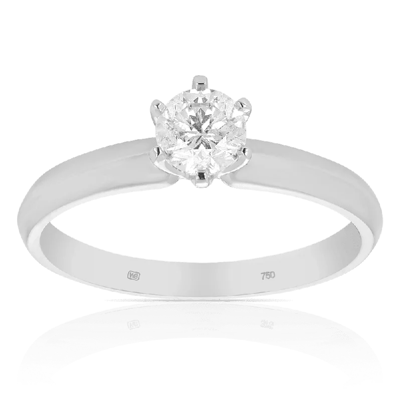 Men's Aquamarine Engagement Rings in 9K Gold with a Bezel - Set Stone0.50ct Diamond Solitaire Engagement Ring in 18ct White Gold Men's Aquamarine Engagement Rings in 9K Gold with a Bezel - Set Stone0.50ct Diamond Solitaire Engagement Ring in 18ct White Gold