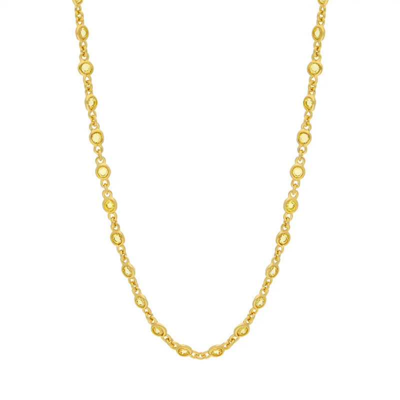 celebrity inspired chain necklacesCameo Italy Sterling Silver Yellow Gold Plated Cubic Zirconia Chain Necklace D celebrity inspired chain necklacesCameo Italy Sterling Silver Yellow Gold Plated Cubic Zirconia Chain Necklace D
