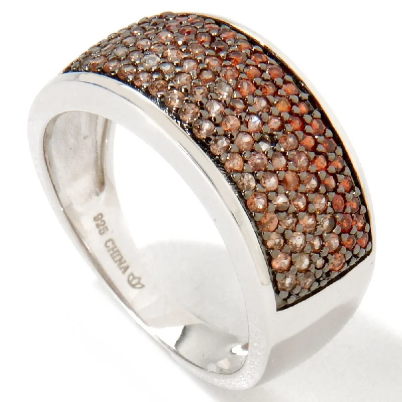 Iolite Gemstone Rings in 10K Gold with a Twisted Band for a Distinctive and Stylish AccessorySterling Silver 0.97ctw Shaded Brown Zircon Band Ring Iolite Gemstone Rings in 10K Gold with a Twisted Band for a Distinctive and Stylish AccessorySterling Silver 0.97ctw Shaded Brown Zircon Band Ring