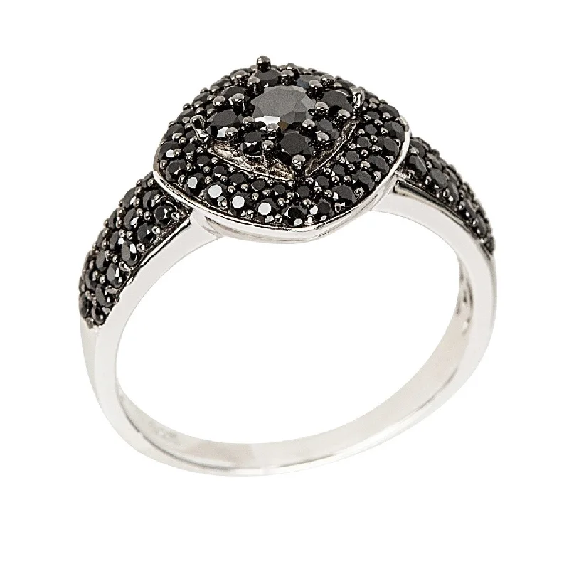 Agate Gemstone Rings in Sterling Silver with a Mosaic - Inspired Inlay for a Bohemian Style925 Sterling Silver Black Spinel Ring Agate Gemstone Rings in Sterling Silver with a Mosaic - Inspired Inlay for a Bohemian Style925 Sterling Silver Black Spinel Ring
