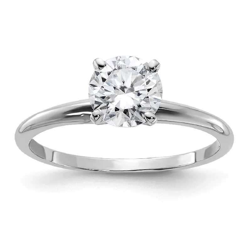 Men's Diamond Engagement Rings with Platinum Band and Halo Setting for a Luxury Proposal6.5MM Round Moissanite Solitaire Engagement Ring in 14KT White Gold; Size 6 Men's Diamond Engagement Rings with Platinum Band and Halo Setting for a Luxury Proposal6.5MM Round Moissanite Solitaire Engagement Ring in 14KT White Gold; Size 6
