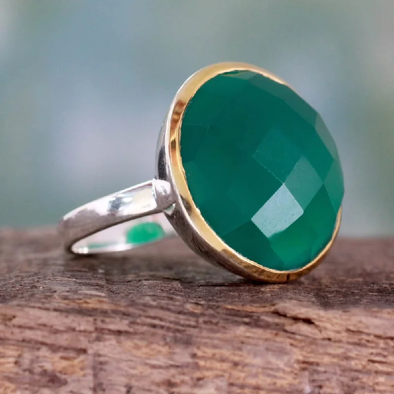 Citrine Gemstone Rings in Stainless Steel with a Stackable Design for a Trendy Everyday WearModern 7.5 Carat Checkerboard Cut Green Onyx Gemstone with Gold Plate Over 925 Sterling Silver (India) Citrine Gemstone Rings in Stainless Steel with a Stackable Design for a Trendy Everyday WearModern 7.5 Carat Checkerboard Cut Green Onyx Gemstone with Gold Plate Over 925 Sterling Silver (India)
