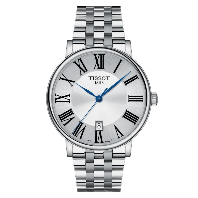 Men's Turquoise Engagement Rings in 925 Silver with a Southwestern - Inspired BandTissot Carson Premium T122.410.11.033.00 Men's Turquoise Engagement Rings in 925 Silver with a Southwestern - Inspired BandTissot Carson Premium T122.410.11.033.00