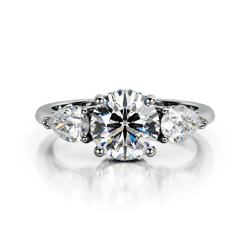 Men's Diamond Engagement Rings with Platinum Band and Halo Setting for a Luxury ProposalGold Sun 4 Prongs Natural Round Diamond Engagement Ring Men's Diamond Engagement Rings with Platinum Band and Halo Setting for a Luxury ProposalGold Sun 4 Prongs Natural Round Diamond Engagement Ring