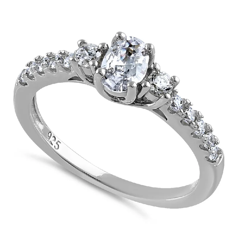Men's Amethyst Engagement Rings in Sterling Silver with a Contemporary Geometric SettingSterling Silver Enchanted Oval Clear CZ Ring Men's Amethyst Engagement Rings in Sterling Silver with a Contemporary Geometric SettingSterling Silver Enchanted Oval Clear CZ Ring