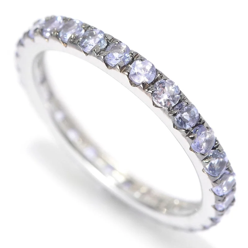Tourmaline Gemstone Rings in 18K Two - Tone Gold with a Floral - Shaped Setting for a Feminine Touch925 Sterling Silver Tanzanite Gemstone Eternity Band Ring Tourmaline Gemstone Rings in 18K Two - Tone Gold with a Floral - Shaped Setting for a Feminine Touch925 Sterling Silver Tanzanite Gemstone Eternity Band Ring