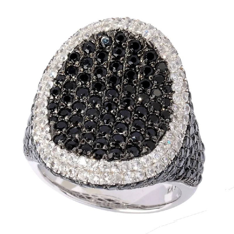 Tanzanite Gemstone Rings in 10K Gold with a Trilogy Design for a Sophisticated GiftSterling Silver Round-cut Black Spinel and White Zircon Ellipse Ring Tanzanite Gemstone Rings in 10K Gold with a Trilogy Design for a Sophisticated GiftSterling Silver Round-cut Black Spinel and White Zircon Ellipse Ring