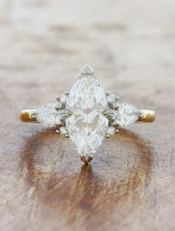 Men's Opal Engagement Rings in 10K Gold with a Milgrain - Trimmed BandAlizee