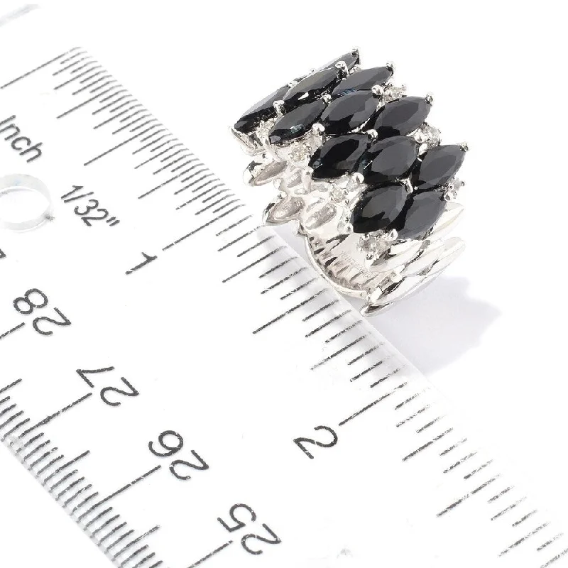 Iolite Gemstone Rings in 10K Gold with a Twisted Band for a Distinctive and Stylish Accessory925 Sterling Silver Black Spinel Ring Iolite Gemstone Rings in 10K Gold with a Twisted Band for a Distinctive and Stylish Accessory925 Sterling Silver Black Spinel Ring