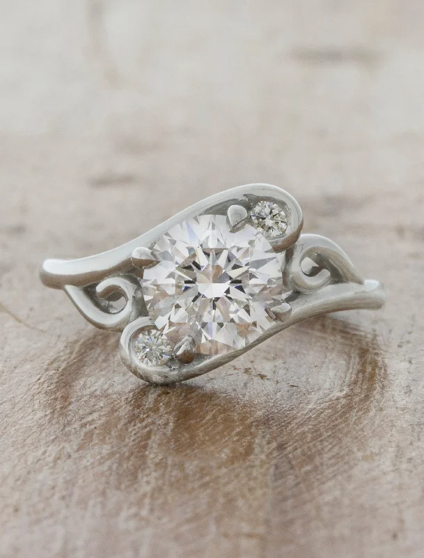 Men's Topaz Engagement Rings in 10K Gold with a Channel - Set Diamond BandAliyah Men's Topaz Engagement Rings in 10K Gold with a Channel - Set Diamond BandAliyah