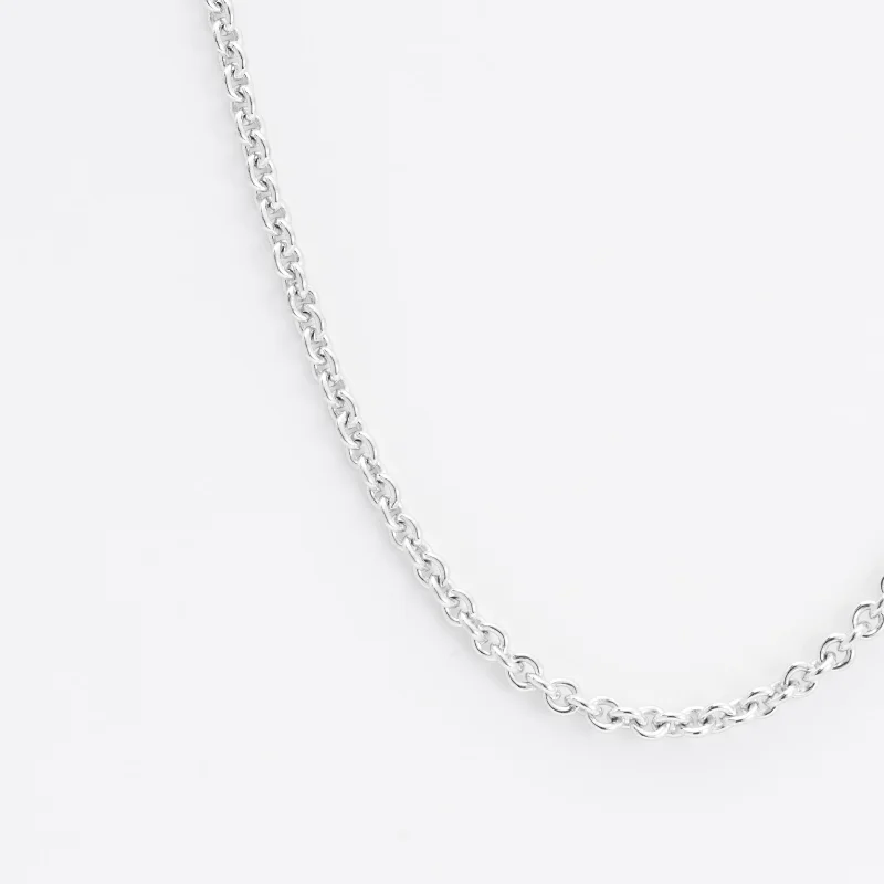 Sterling Silver 45cm trace chain 3.2mm