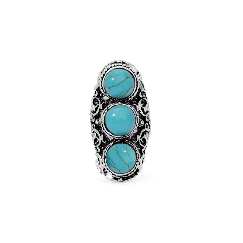Ruby Gemstone Rings in 14K Yellow Gold with a Solitaire Setting for a Classic and Bold StatementSilver Plated Simulated Turquoise Triple Stone Ring Ruby Gemstone Rings in 14K Yellow Gold with a Solitaire Setting for a Classic and Bold StatementSilver Plated Simulated Turquoise Triple Stone Ring
