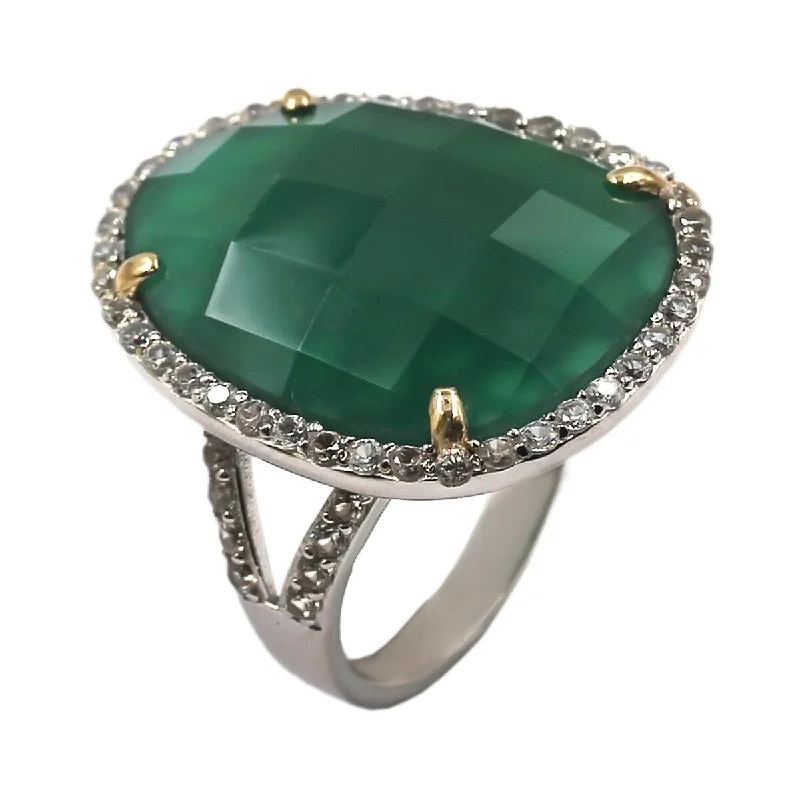 Iolite Gemstone Rings in 10K Gold with a Twisted Band for a Distinctive and Stylish Accessory14k Gold and Sterling Silver Green Agate and Zircon Ring Iolite Gemstone Rings in 10K Gold with a Twisted Band for a Distinctive and Stylish Accessory14k Gold and Sterling Silver Green Agate and Zircon Ring