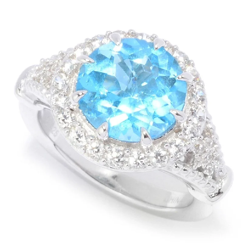 Malachite Gemstone Rings in 14K Gold with a Carved Stone for a Unique and Artistic AppealSterling Silver 10mm Round Blue Topaz & White Zircon Halo Ring Malachite Gemstone Rings in 14K Gold with a Carved Stone for a Unique and Artistic AppealSterling Silver 10mm Round Blue Topaz & White Zircon Halo Ring