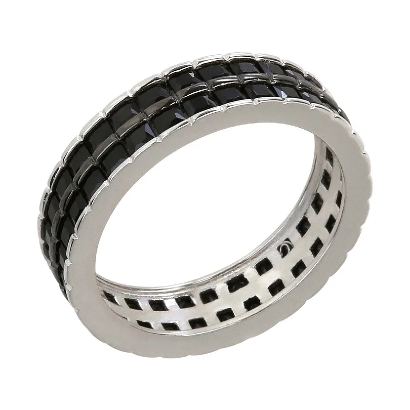 Citrine Gemstone Rings in Stainless Steel with a Stackable Design for a Trendy Everyday Wear925 Sterling Silver Black Spinel Eternity Band Ring Citrine Gemstone Rings in Stainless Steel with a Stackable Design for a Trendy Everyday Wear925 Sterling Silver Black Spinel Eternity Band Ring