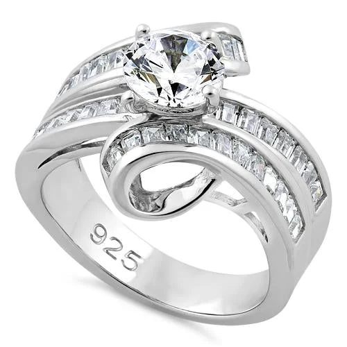 Men's Opal Engagement Rings in 10K Gold with a Milgrain - Trimmed BandSterling Silver Twisted Channel CZ Ring Men's Opal Engagement Rings in 10K Gold with a Milgrain - Trimmed BandSterling Silver Twisted Channel CZ Ring